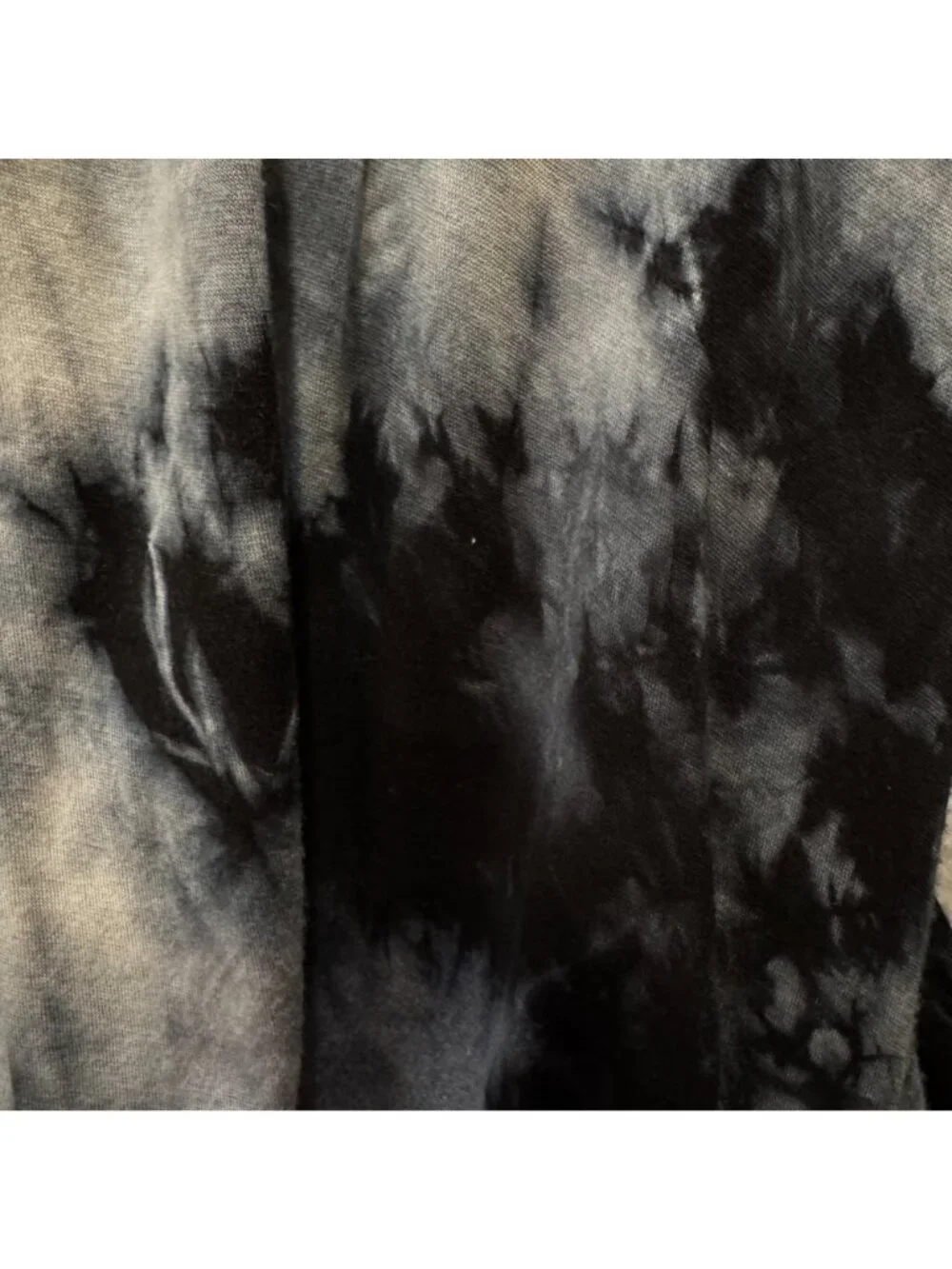 Nature Art Lynn Yang Tie Die Top Open Front Size M Whimsygoth Scarf Hem Lace - Picture 9 of 9
